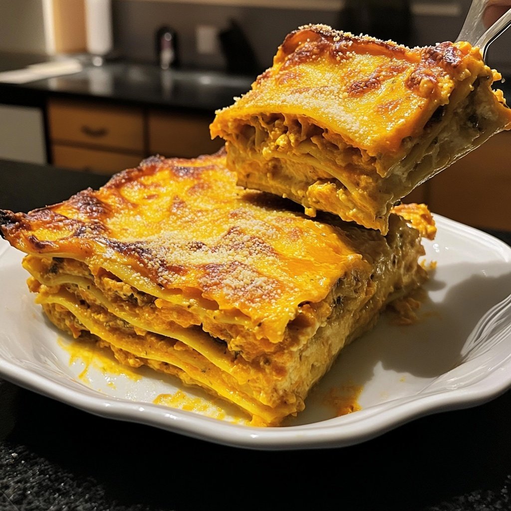 Lasagne mit Kürbis