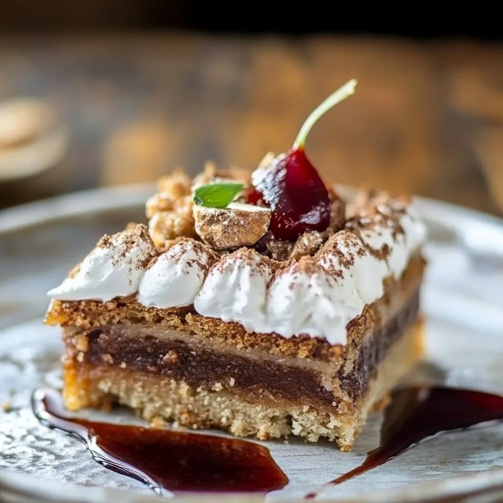 Walnuss Zwetschkenröster Torte mit Baiserhaube