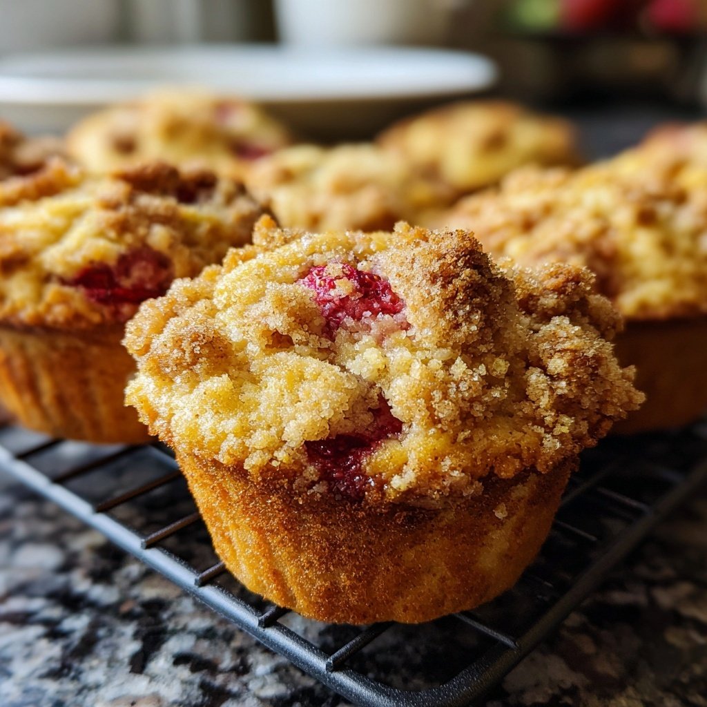 Erdbeer Streusel Muffins