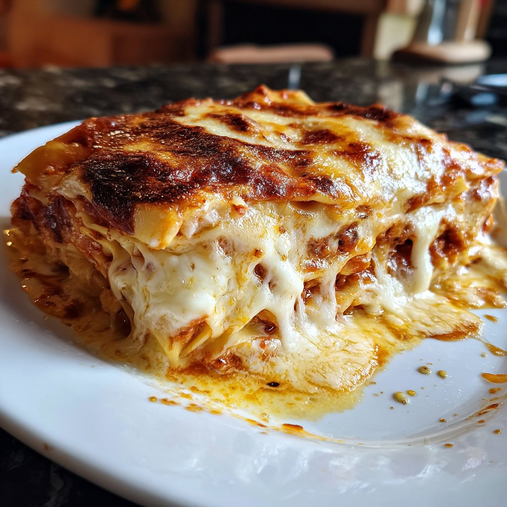 Lasagne mit cremiger Béchamelsauce