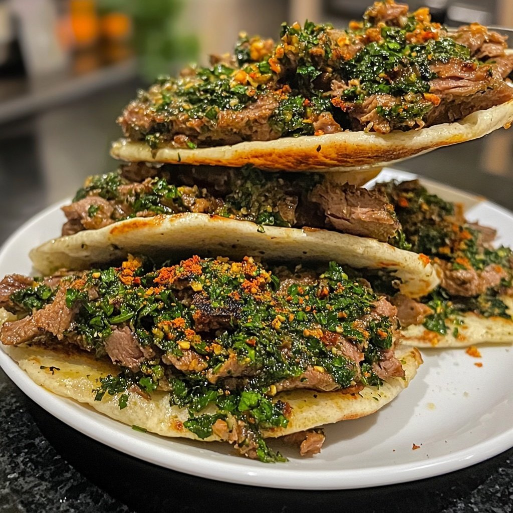 Döner mit Kräutersauce