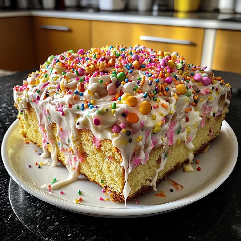 Geburtstagskuchen ohne viel Aufwand