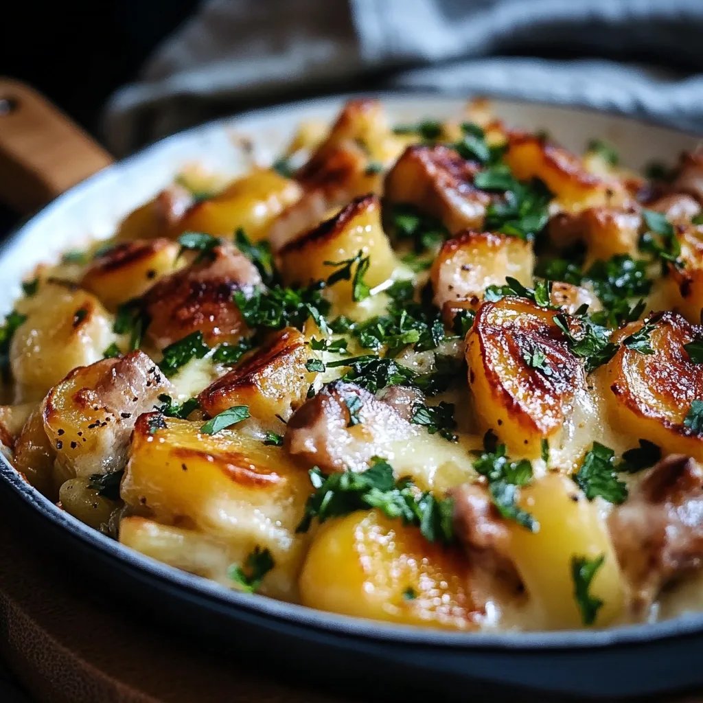 Grüner Bohnen-Kartoffel-Auflauf