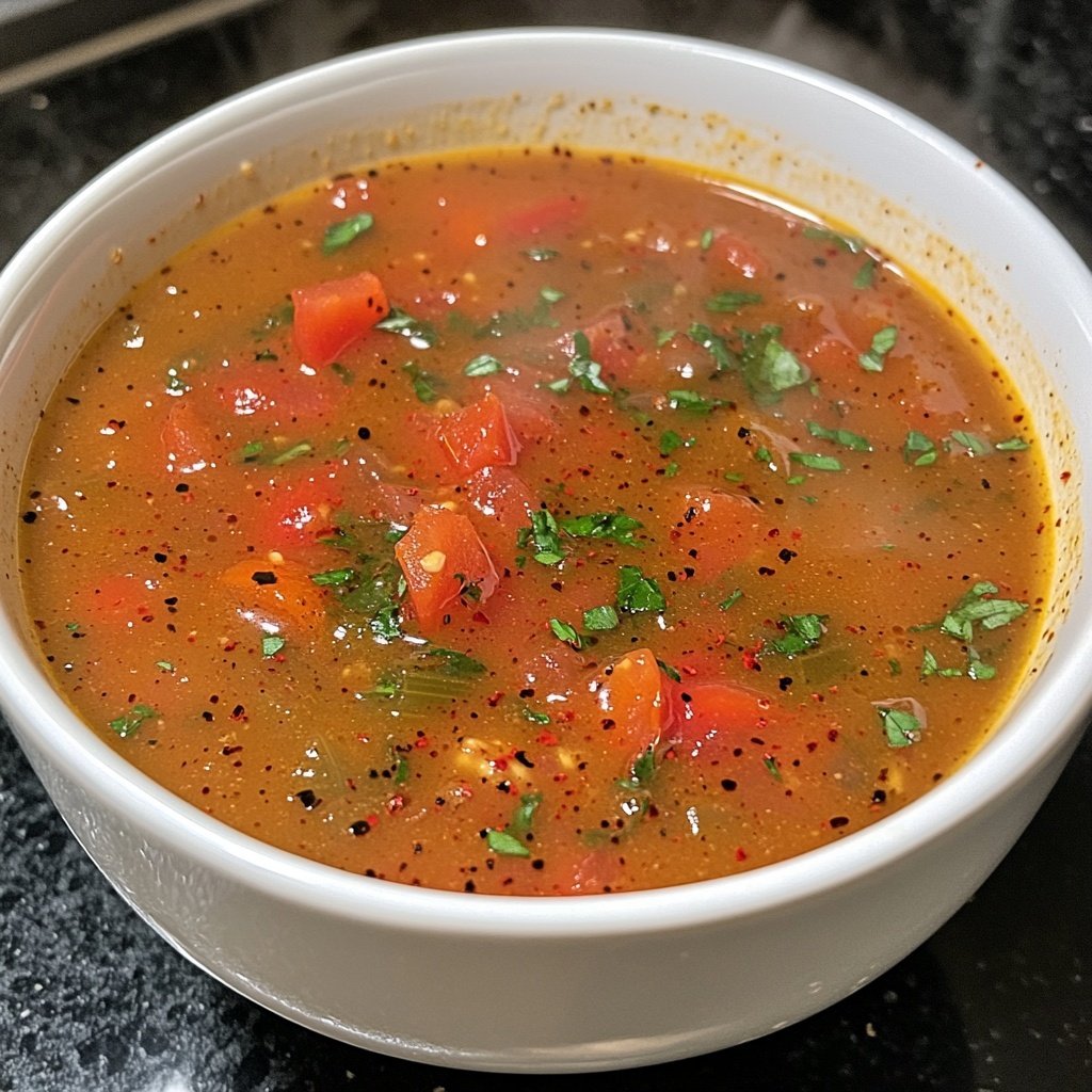 Tomatensuppe mit Chili