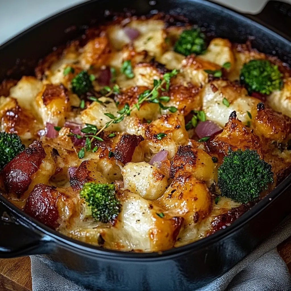 Hähnchen-Brokkoli-Auflauf