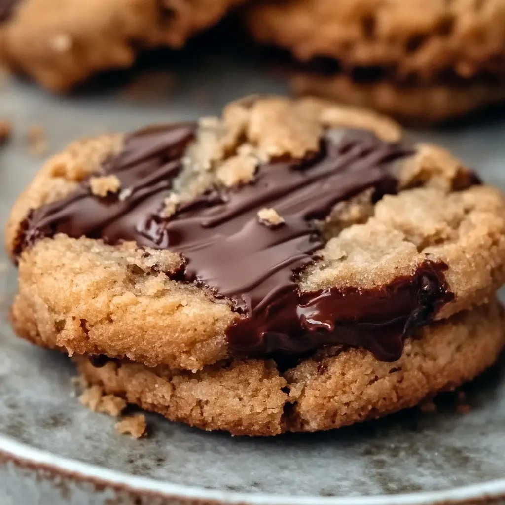 Butterbraune Schokoladenkekse