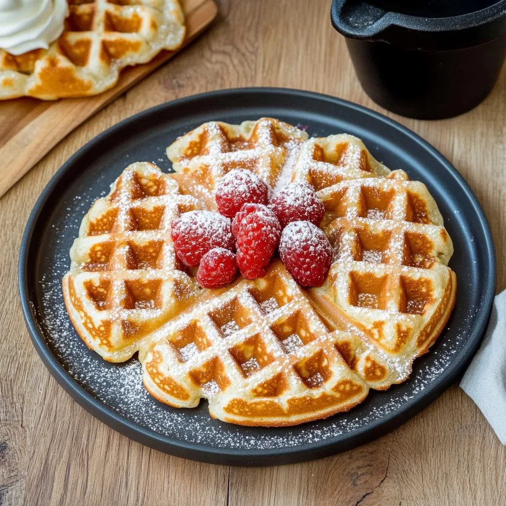 Schneller Waffelteig aus 5 Zutaten
