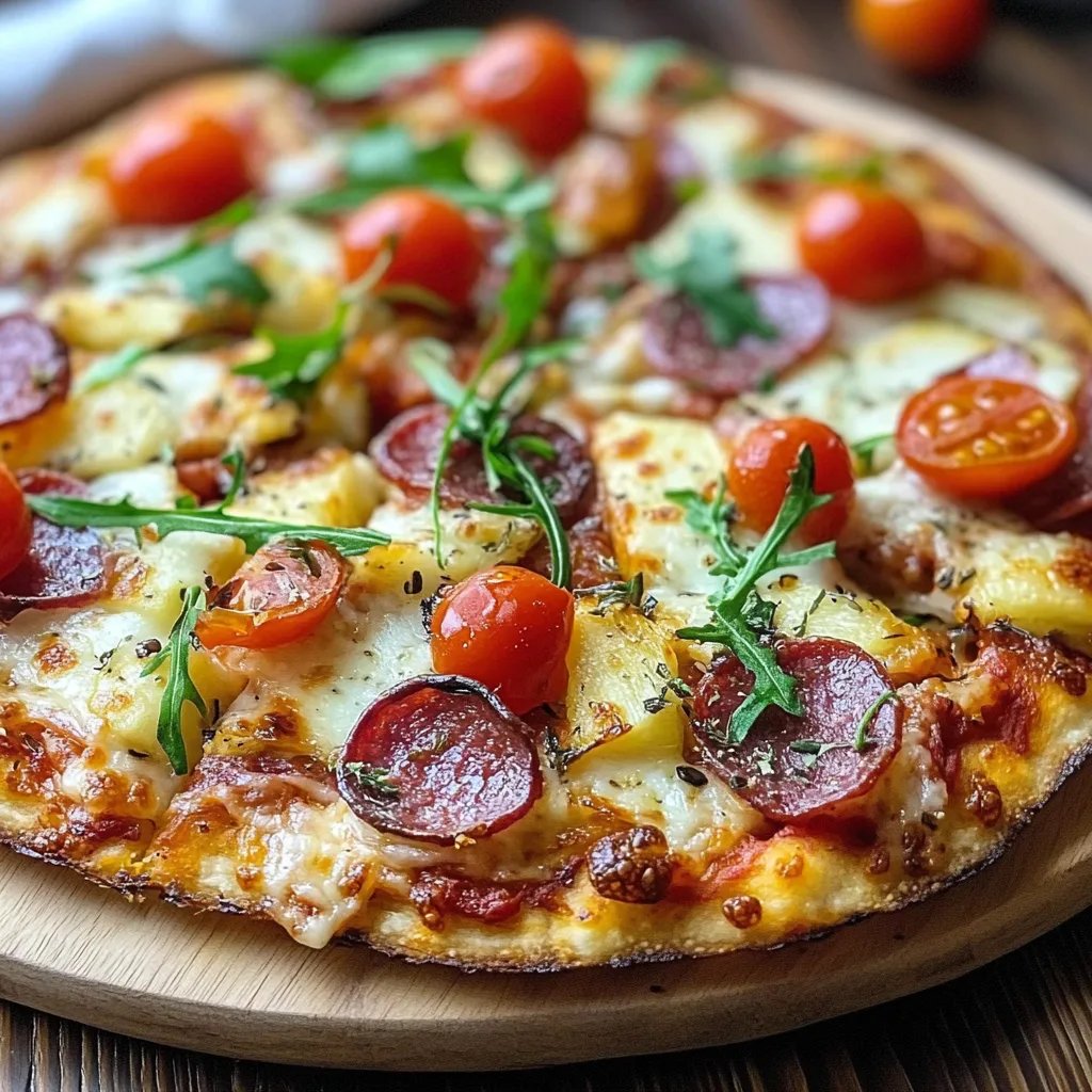 Die beste Kartoffelpizza