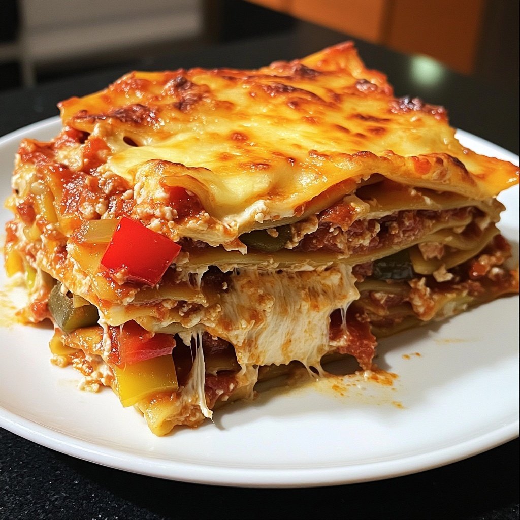 Lasagne mit Paprika