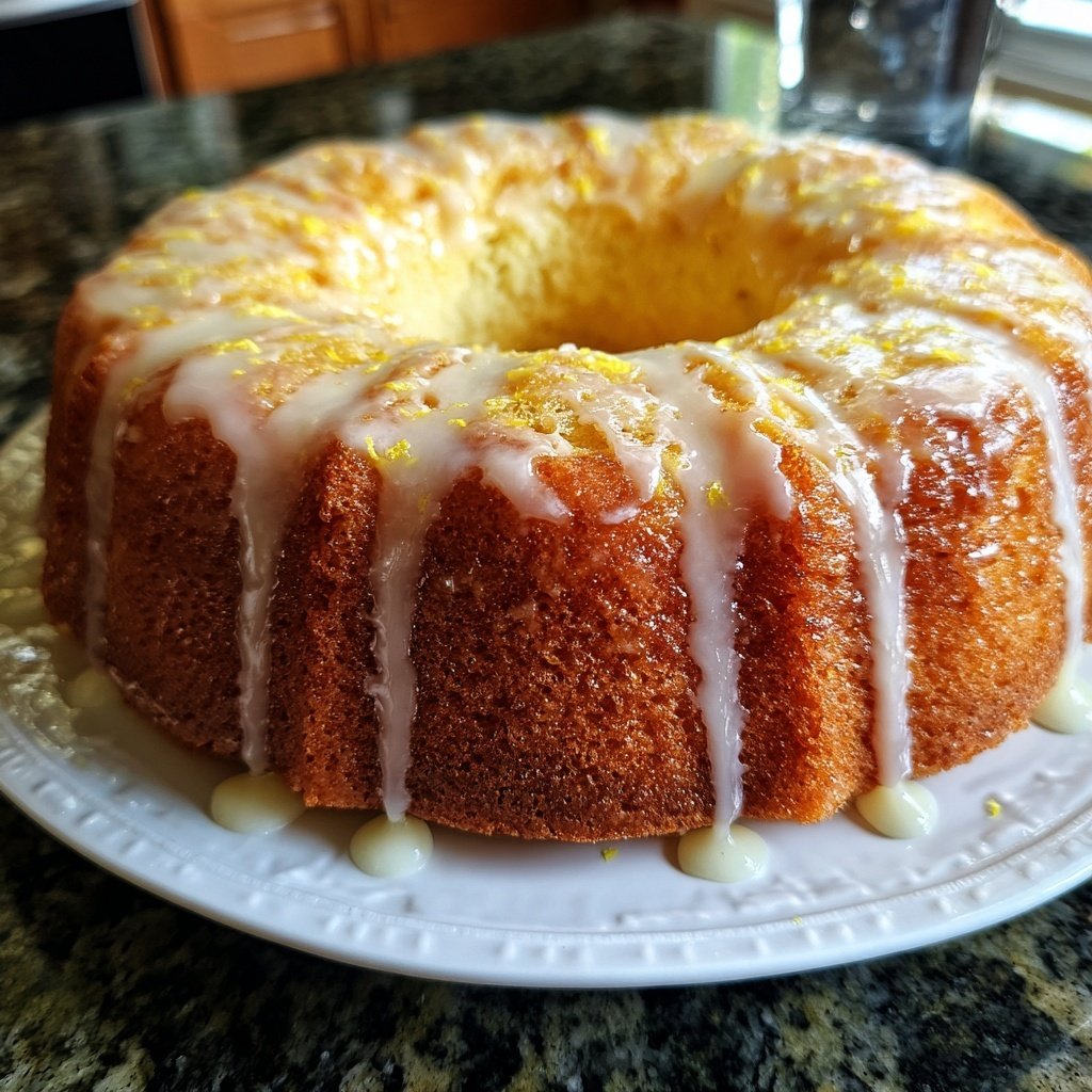 Zitronenkuchen fluffig