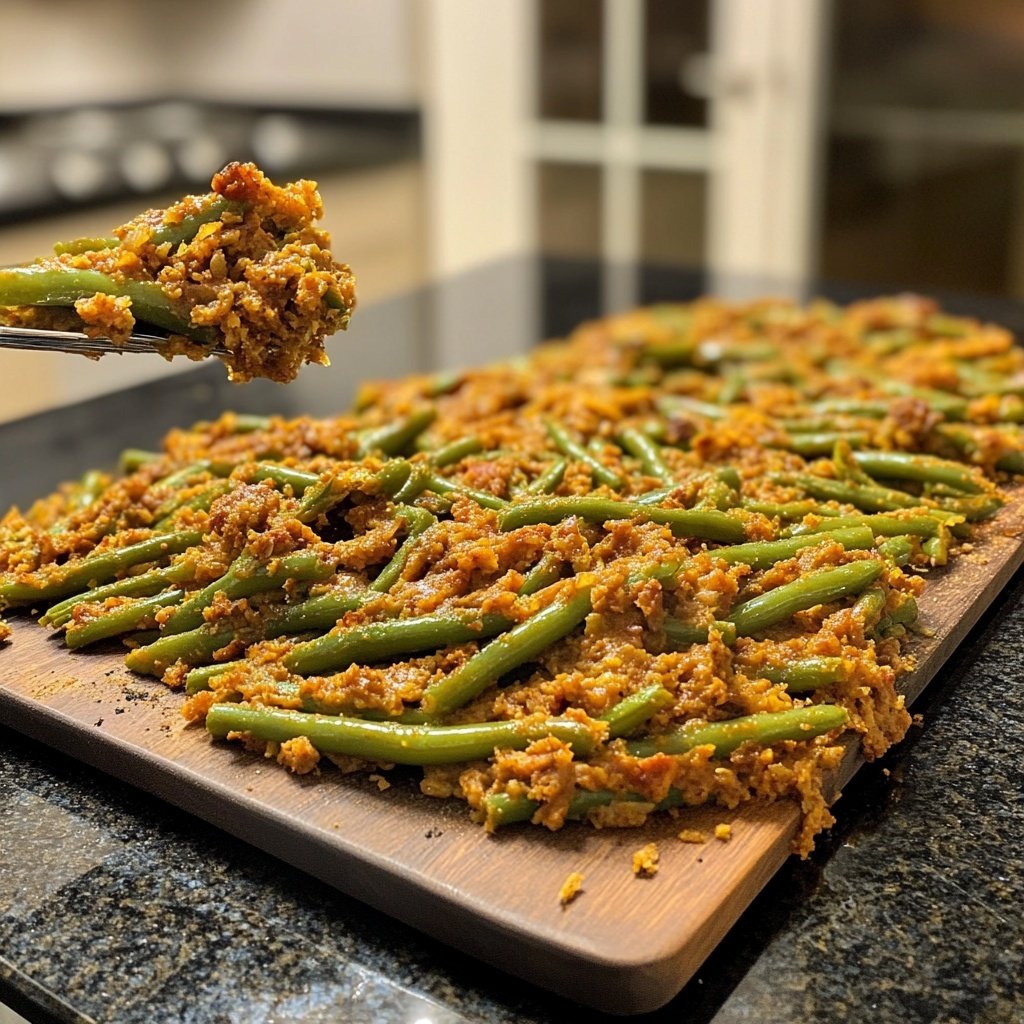 Schnibbelbohnen Pfanne – Low Carb