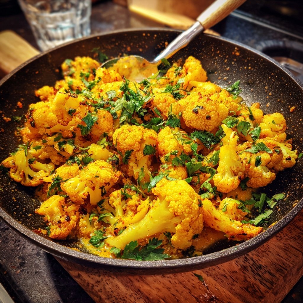 Blumenkohl Pfanne Mit Curry