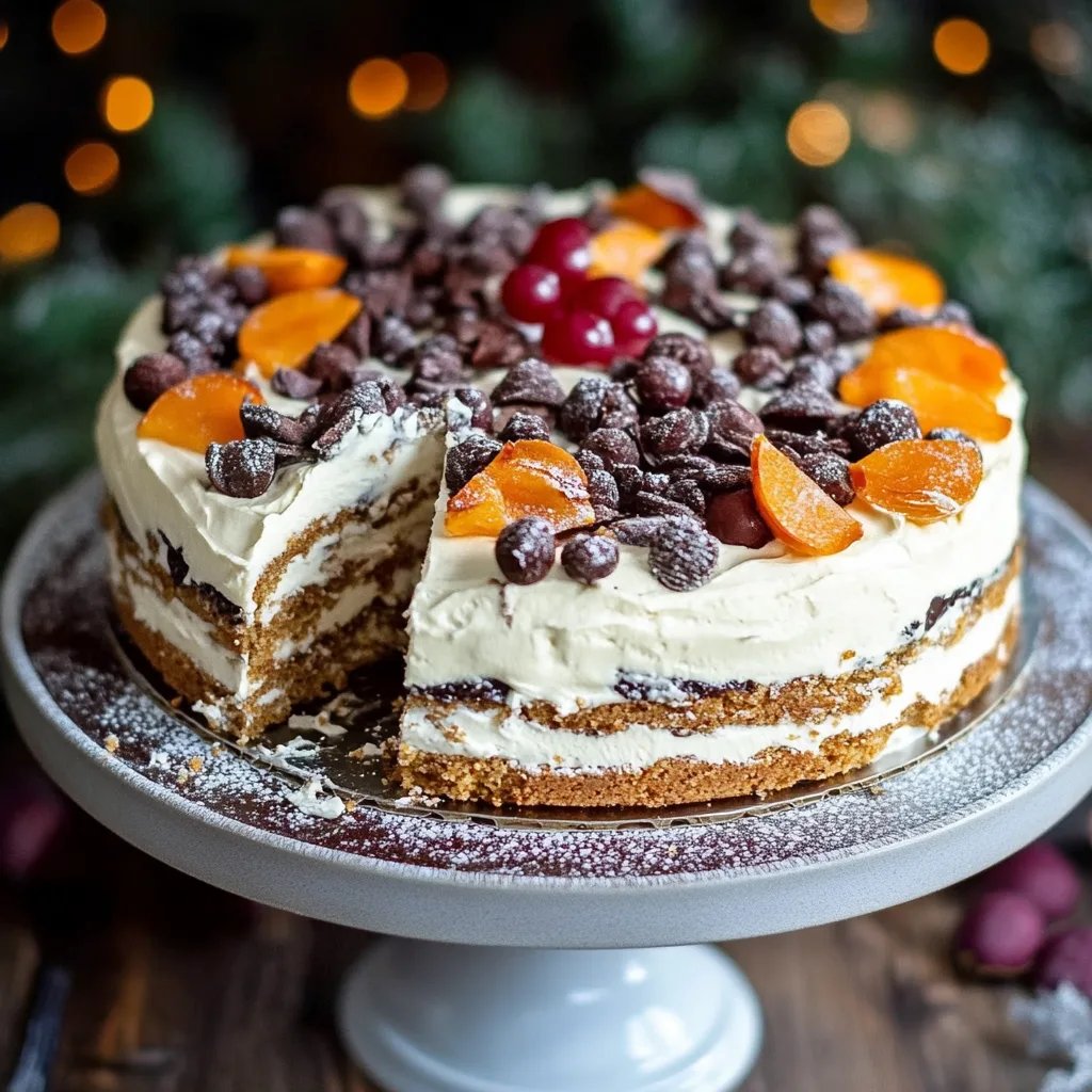 Festliche Weihnachtstorte