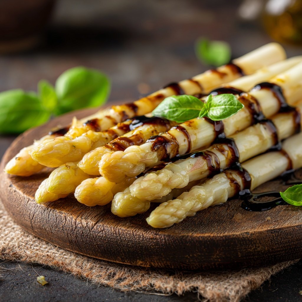 Grüner Spargel Mit Balsamico
