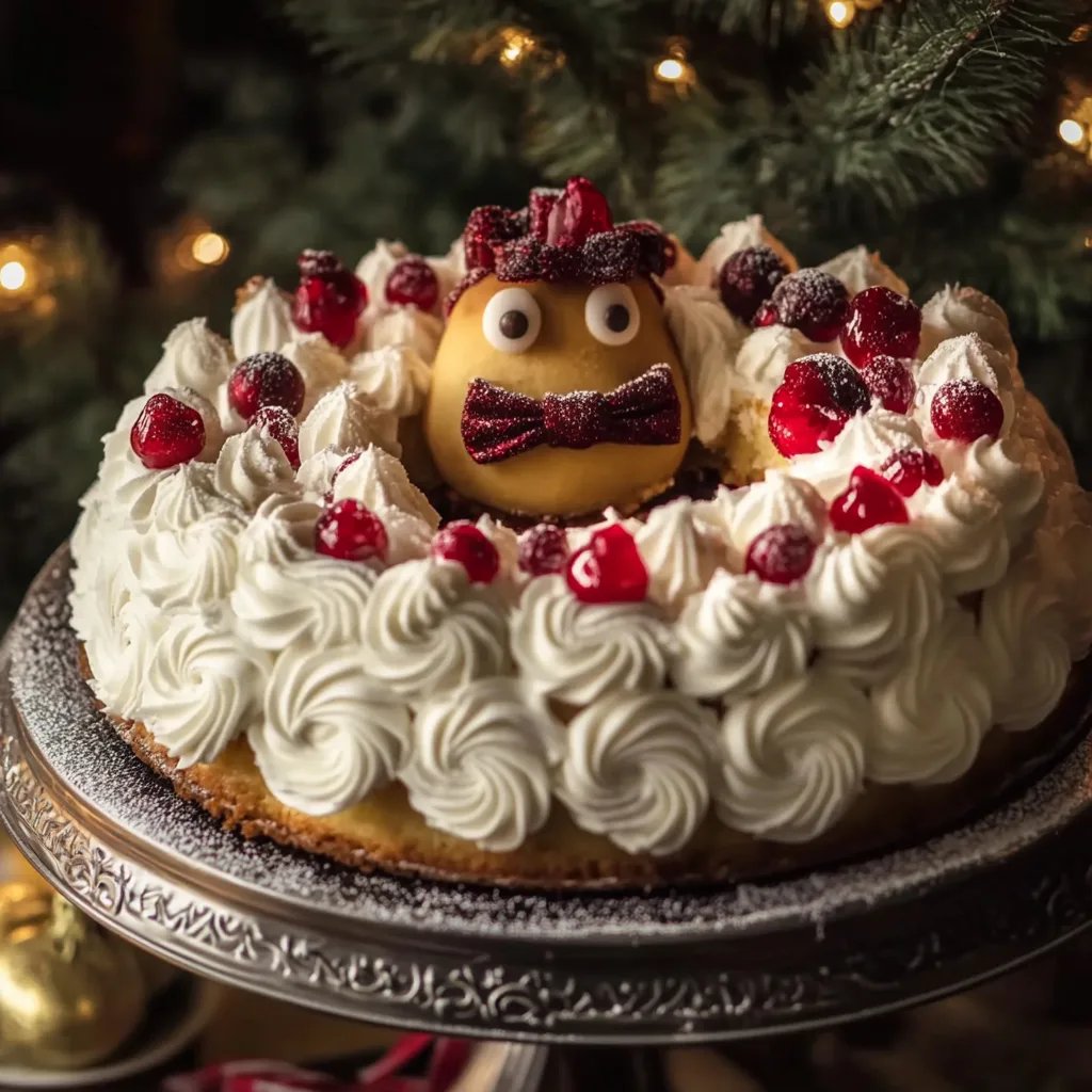Last Minute Weihnachtsmann Torte
