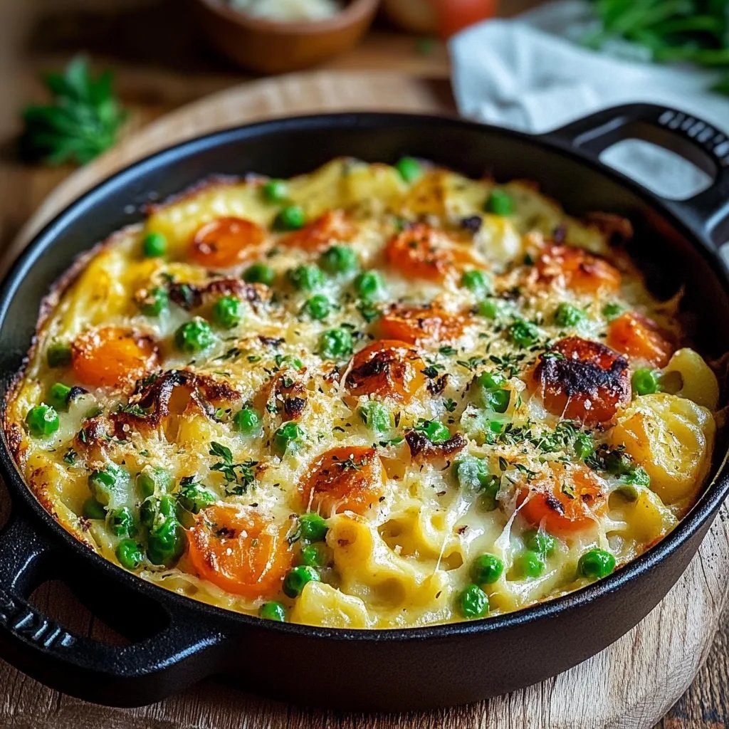 Spätzleauflauf mit Gemüse