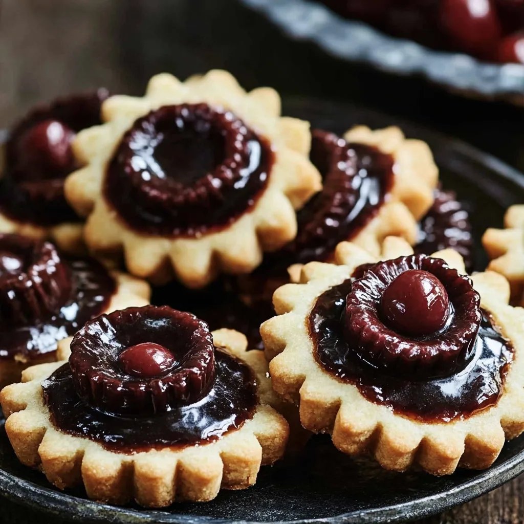 Schwarzwälder-Kirsch-Plätzchen