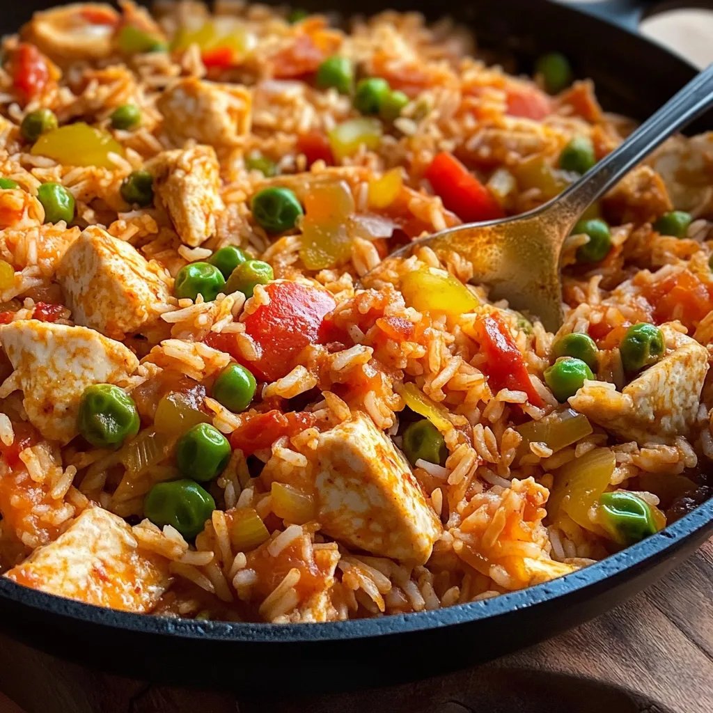 One Pot Reis mit Hähnchen