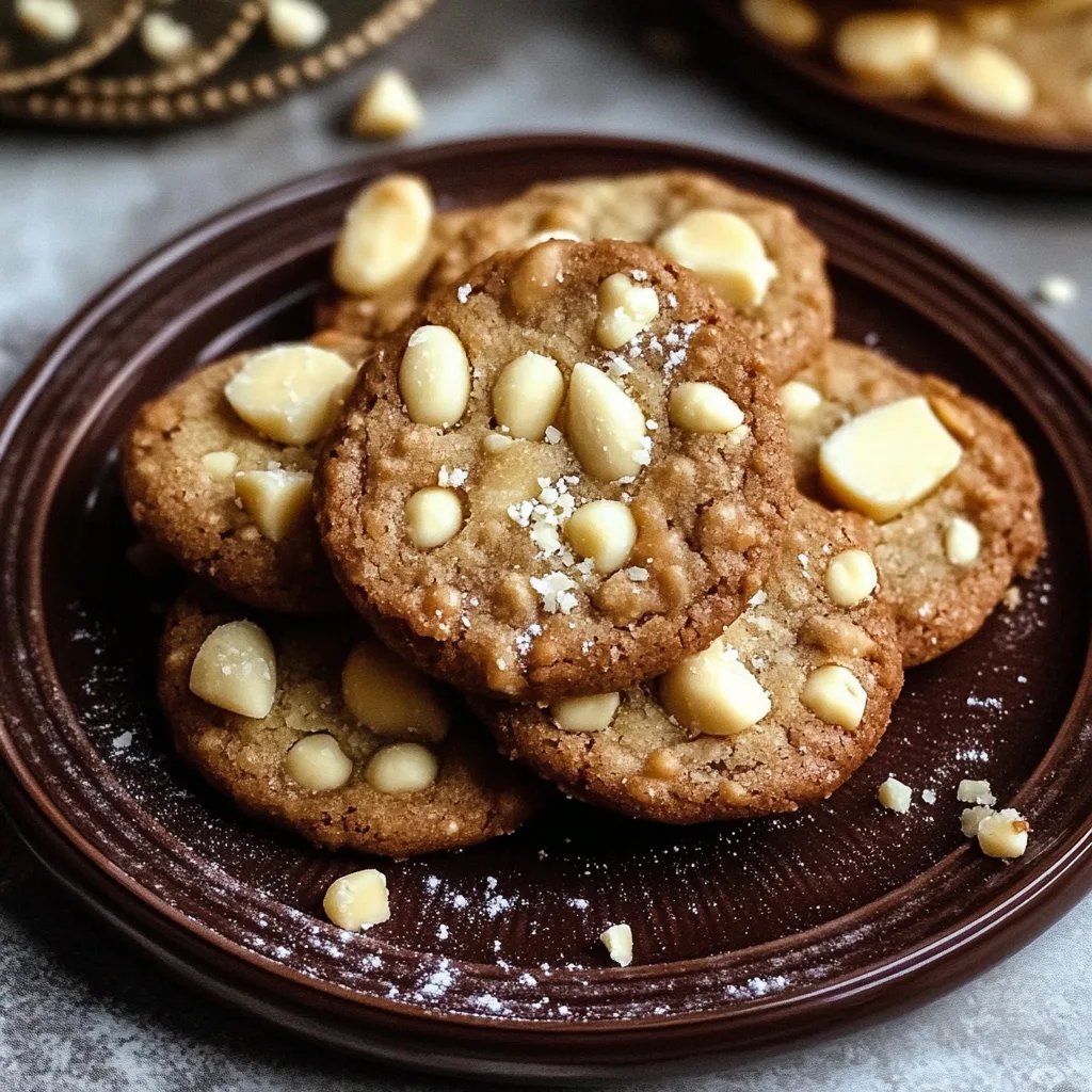 Weiße Schokoladen-Macadamia-Nuss-Kekse