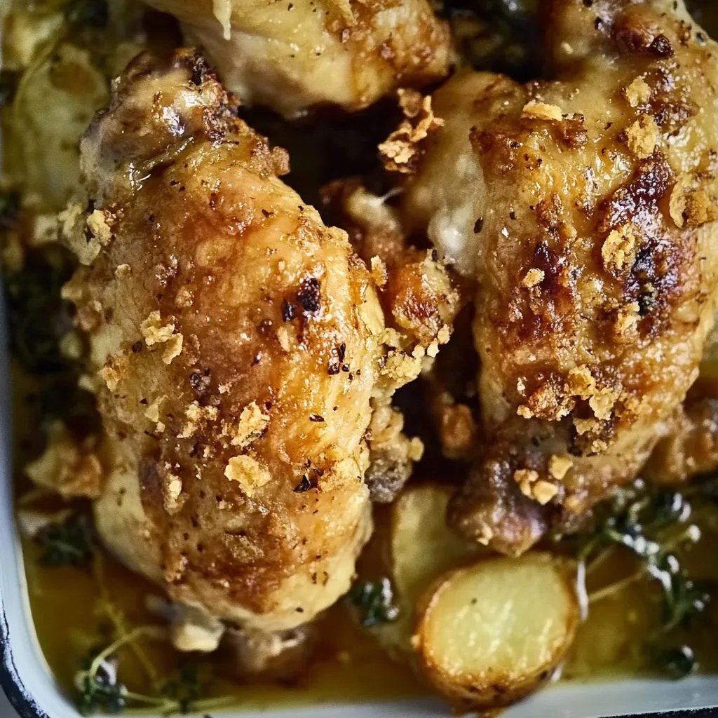 Knusprig gebratenes Hähnchen