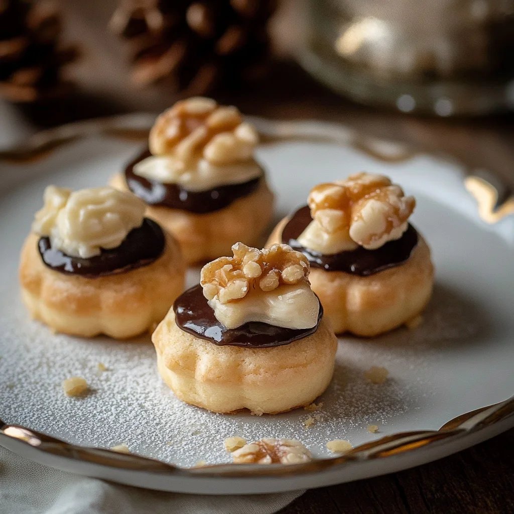 Omas Walnuss Marzipan-Plätzchen