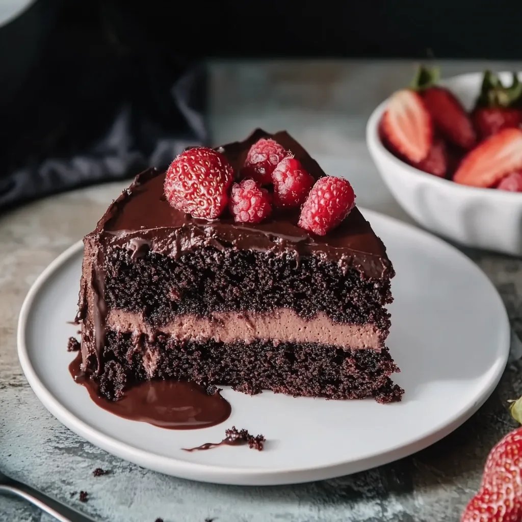 Erdbeer-Schokoladenkuchen